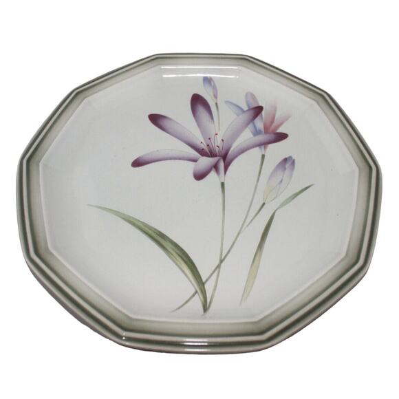Mikasa "a la carte" Twice Nice Green FD-401 Set of 4, 10 sided Dinner Plates VTG - Picture 1 of 4